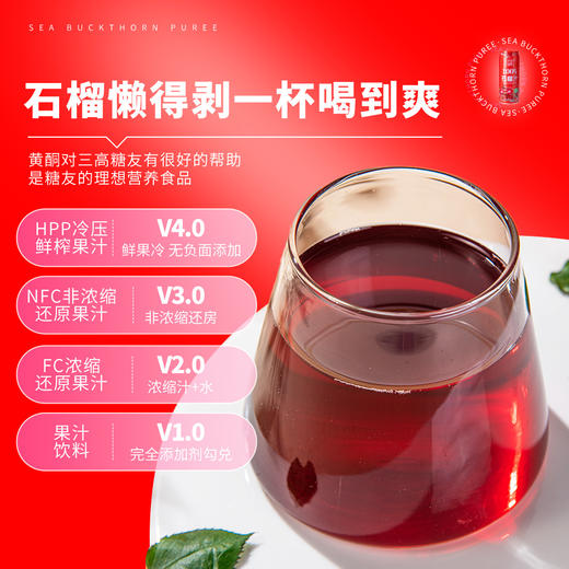 100%生榨石榴汁现0添加现榨鲜石榴红石榴果汁罐装整箱 商品图6