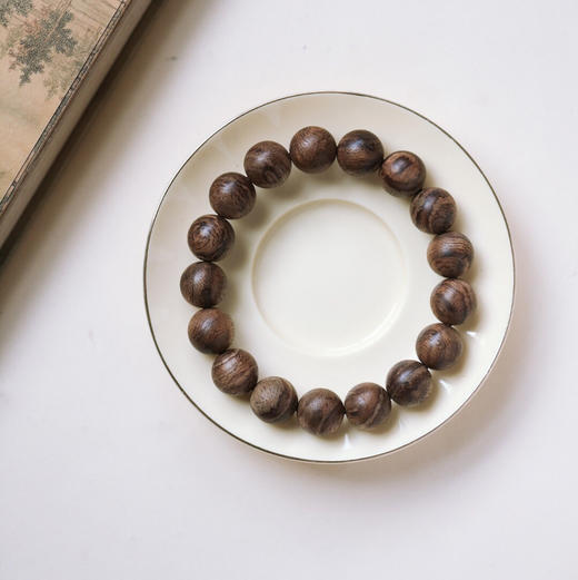 【青山特惠】13mm17颗 虎斑纹马泥涝沉香手串13.05g c0104 商品图8