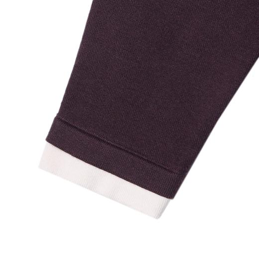 25093SDSA男士秋冬新款痞帅男装韩版简约撞色卷边假两件毛衣百搭针织衫 商品图3