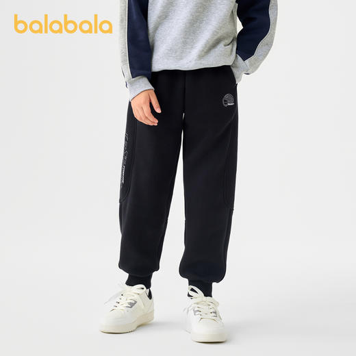 巴拉巴拉童装男童裤子秋冬装中大童长裤儿童运动裤印花百搭休闲潮 商品图1