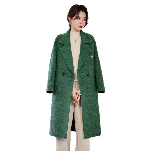 TC 236107R双面羊毛大衣中长款修身毛呢外套气质显瘦 商品图4