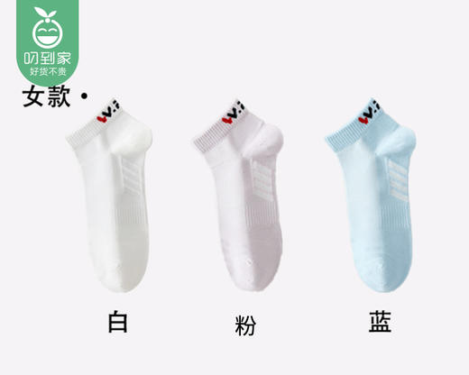 英国W.FOX情侣款10A抗菌运动短袜-女款混色（6双/盒 适合35-40码） 商品图4