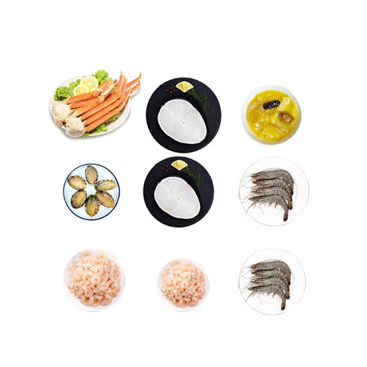 鲜驿达 碧波珍馐生鲜组合2520g 商品图2
