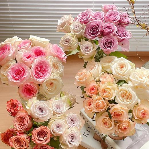 【40只鲜玫瑰】云南昆明基地直发玫瑰鲜花 花色丰富 新鲜看得见 养花好心情 商品图2