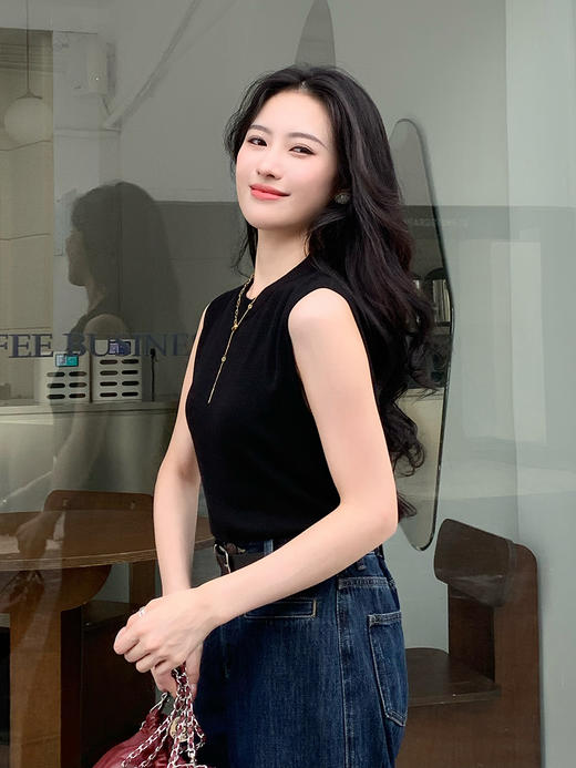 【百图lulu定制】【省心羊毛背心】圆领 无袖 百搭 柔软细腻  美丽诺羊毛背心  商品图7