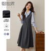 【专属特价】熙世界厅里厅气假两件长袖连衣裙女2025秋季教资面试收腰衬衫裙子 商品缩略图0