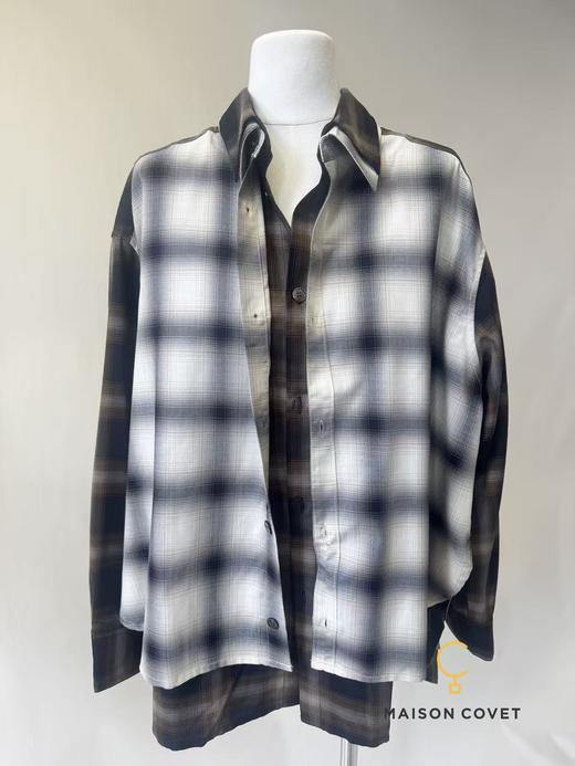 WIZZARD  DOUBLE LAYERED SHIRT复古双层衬衫 商品图3
