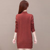 QYMLRX-5CYR6803-Y，针织打底裙2025年秋冬季新款内搭麻花毛线裙短款包臀开衩连衣裙 商品缩略图2