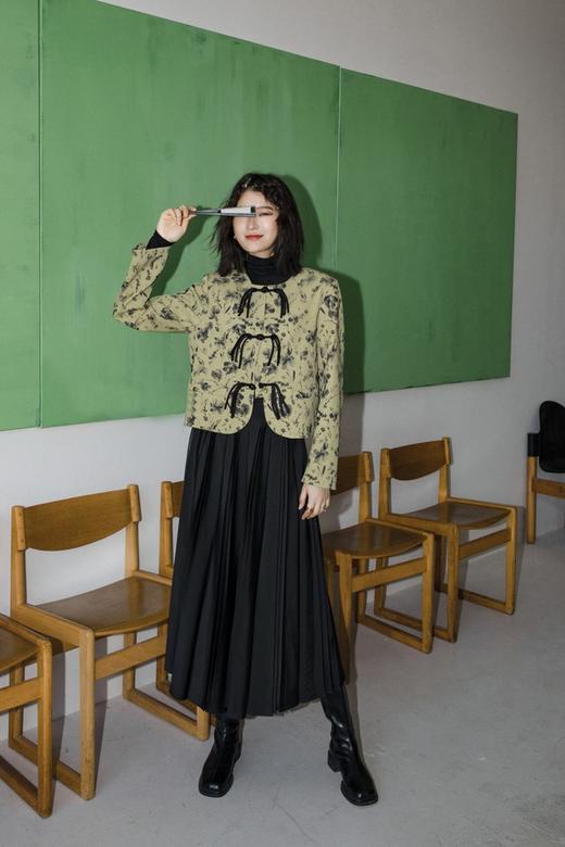 ANSUABEL 新中式盘扣印花外套 17119 商品图2