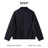 73244SDSA男士秋冬新款痞帅男装韩版纯色拼接压线长袖夹克外套时尚简约 商品缩略图5