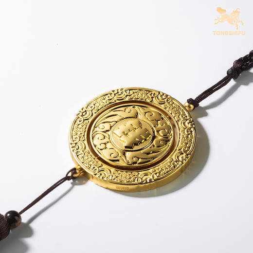 铜师傅《转大运》《赚大钱》客厅桌面铜挂件 送礼解压装饰工艺品 商品图4