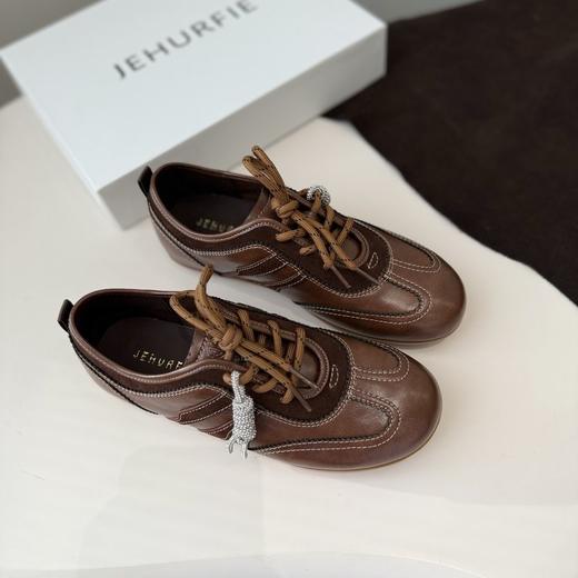 JEHURFIE/纪华菲杨幂同款全羊皮音符德训鞋AB25361 商品图5