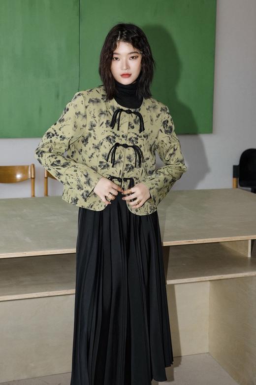 ANSUABEL 新中式盘扣印花外套 17119 商品图0