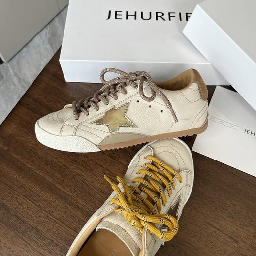 JEHURFIE/纪华菲旺斯星空～复古星星擦色做旧小脏鞋AB25510 商品图4