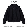 25056SDSA男士秋冬新款痞帅男装韩版纯色拉链翻领皮衣夹克显瘦高街外套 商品缩略图1