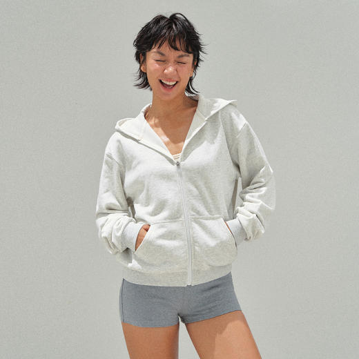 Ariseism 美式复古设计感卫衣短裤套装女秋季新款两件套 商品图0