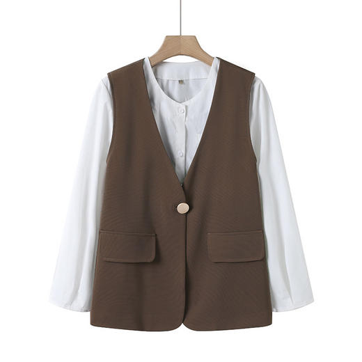 FW 267妈妈装秋装2025新款套装三件套洋气时尚洋气马甲上衣 商品图4