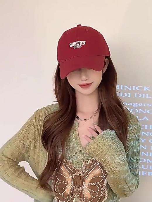 【YW】无忧购29元2件棒球帽大头围加大加深磨毛帽时尚情侣字母鸭舌帽BQ02（截单后3-5天发货) 商品图6