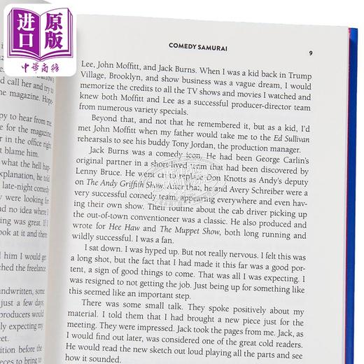 【中商原版】喜剧武士 宋飞正传编剧 拉里查尔斯自传 Comedy Samurai 英文原版 Larry Charles 美国喜剧编剧传记故事 商品图2