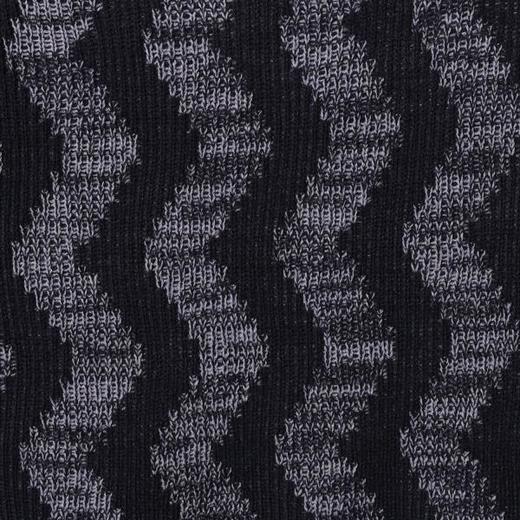 257111SDSA男士秋冬新款痞帅男装韩版撞色波浪线针织衫百搭潮流套头毛衣 商品图2