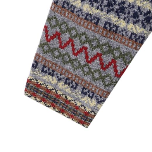 72630SDSA秋冬新款痞帅男装潮牌民族风提花条纹纽扣开衫圆领毛衣针织衫 商品图4