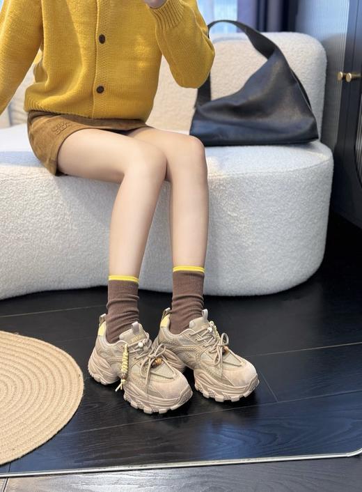 JEHURFIE/纪华菲增高6cm～波西米亚风厚底老爹鞋AB25396 商品图7