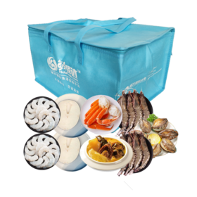 鲜驿达 碧波珍馐生鲜组合2520g