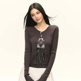 Ariseism 美式复古设计感格陵抹胸加外套套装