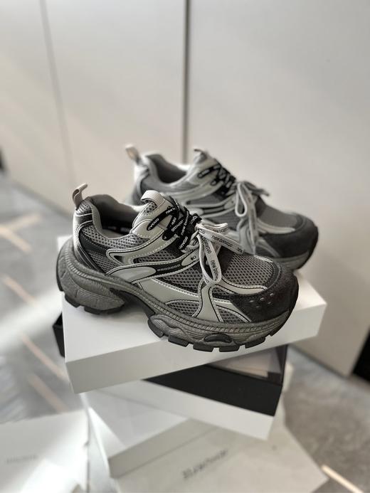 JEHURFIE/纪华菲双鞋带～复古拼色厚底增高老爹鞋AB25502 商品图0