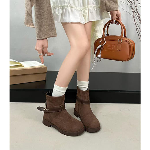 HF皮带扣圆头短筒马丁靴(LH)(LD)-纪念日百货门店166797048 商品图2