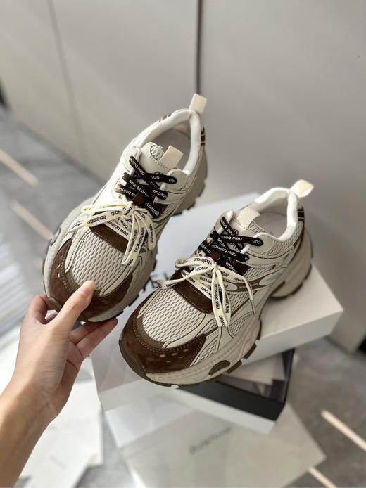 JEHURFIE/纪华菲双鞋带～复古拼色厚底增高老爹鞋AB25502 商品图5