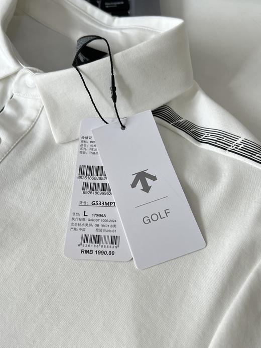 点此购买 迪桑特春秋季高尔夫男子长袖POLO衫 37 330914 商品图12