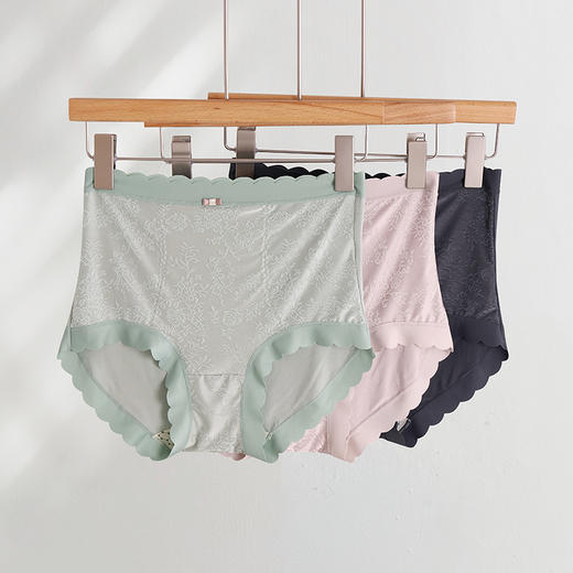 美奈川 精致提花蕾丝收腹内裤DK07345B 商品图0