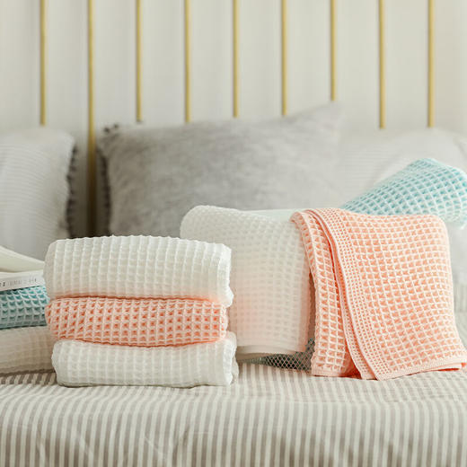 内野B1-奶油华夫饼面巾 34×76cm 商品图0