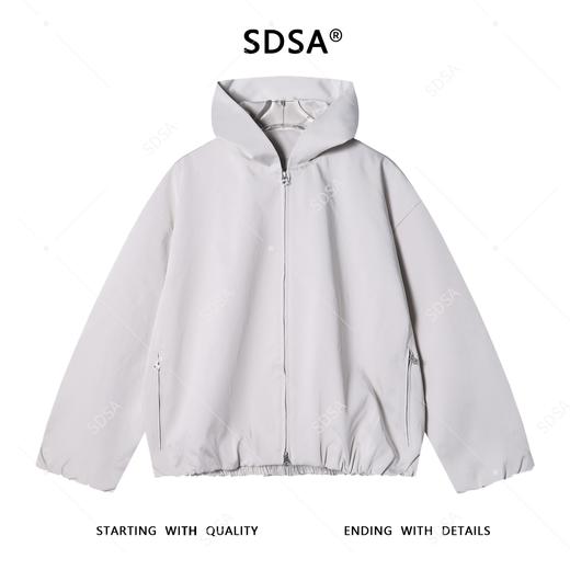 SDSA男士秋冬新款痞帅男装韩版色拉链口袋连帽卫衣开衫休闲外套 商品图1