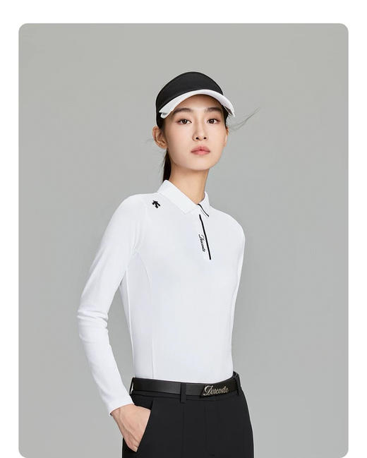 点此购买 迪桑特春秋季高尔夫女子长袖POLO衫 37 330911 商品图8