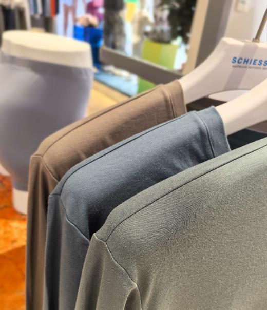 【棉莫经典 高性价比】SCHIESSER德国舒雅男士棉+莫代尔V领春秋款家居单上衣（版型偏大）39/26948U 商品图7