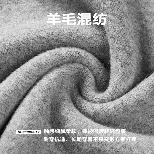 NPC潮牌博物馆奇妙夜系列毛衣男女情侣秋冬宽松休闲保暖NP57SW55 商品图4