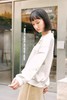 HAYES 国风元素白色圆领卫衣上衣 20957 商品缩略图1