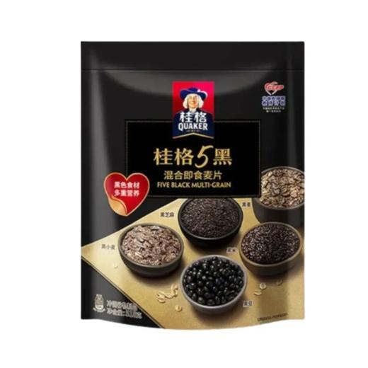 【超市】桂格5黑混合即食燕麦片518g 商品图0