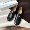 JEHURFIE/纪华菲腔调款～复古小金扣一脚蹬乐福单鞋AB25367 商品缩略图5