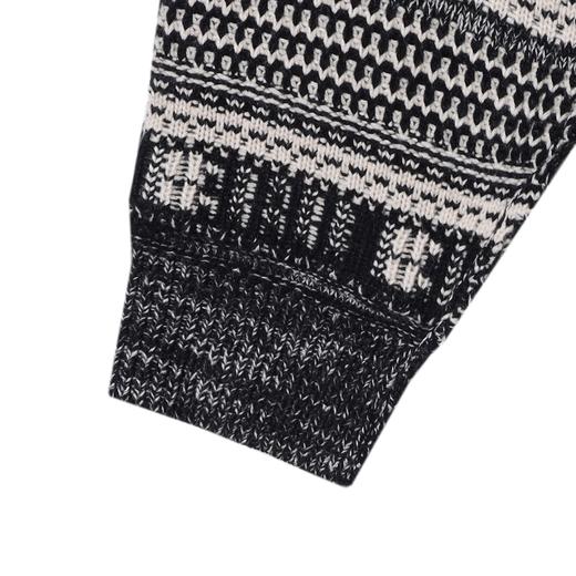 257132SDSA男士秋冬新款痞帅男装韩版撞色条纹圆领针织衫时尚慵懒风毛衣 商品图4