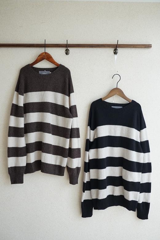 Armen条纹羊毛毛衣 商品图14