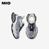 MIO米奥时尚休闲鞋2026春季新款圆头厚底增高闪钻运动鞋复古女鞋M261586972 商品缩略图3