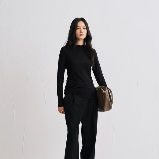 【秋冬轻绒暖】240g加厚款羊毛醋酸混纺打底衫 商品图7