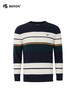 波顿男士秋冬 毛衣 撞色条纹 合身美英休闲长袖款MU737323 商品缩略图4
