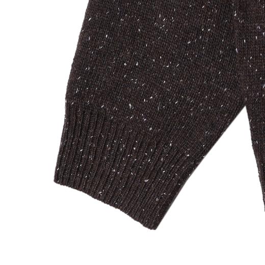 257159SDSA男士秋冬新款痞帅男装慵懒风半拉链立领针织衫百搭时尚毛衣 商品图4