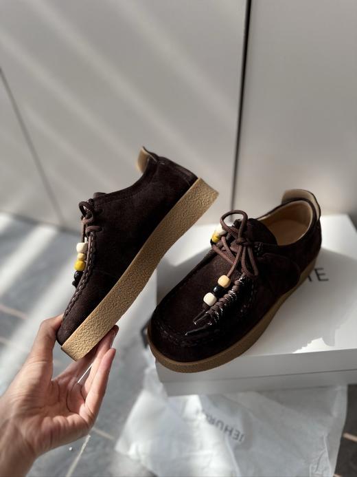 JEHURFIE/纪华菲丑萌慵懒牛皮厚底袋鼠勃肯鞋AB25376 商品图5