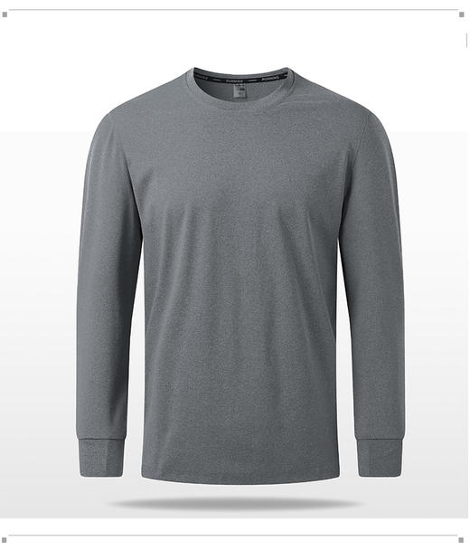 冰感防紫外线黑科技【会呼吸的长袖卫衣T恤｜运动不闷汗｜360°弹性】💨BS23178-L 商品图3