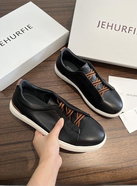 JEHURFIE/纪华菲明星同款～男士舒适一脚蹬撞色休闲鞋AB25303 商品图6